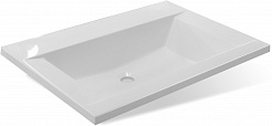 Misty Мебель для ванной Терра 70 R 3 ящика белая – фотография-8